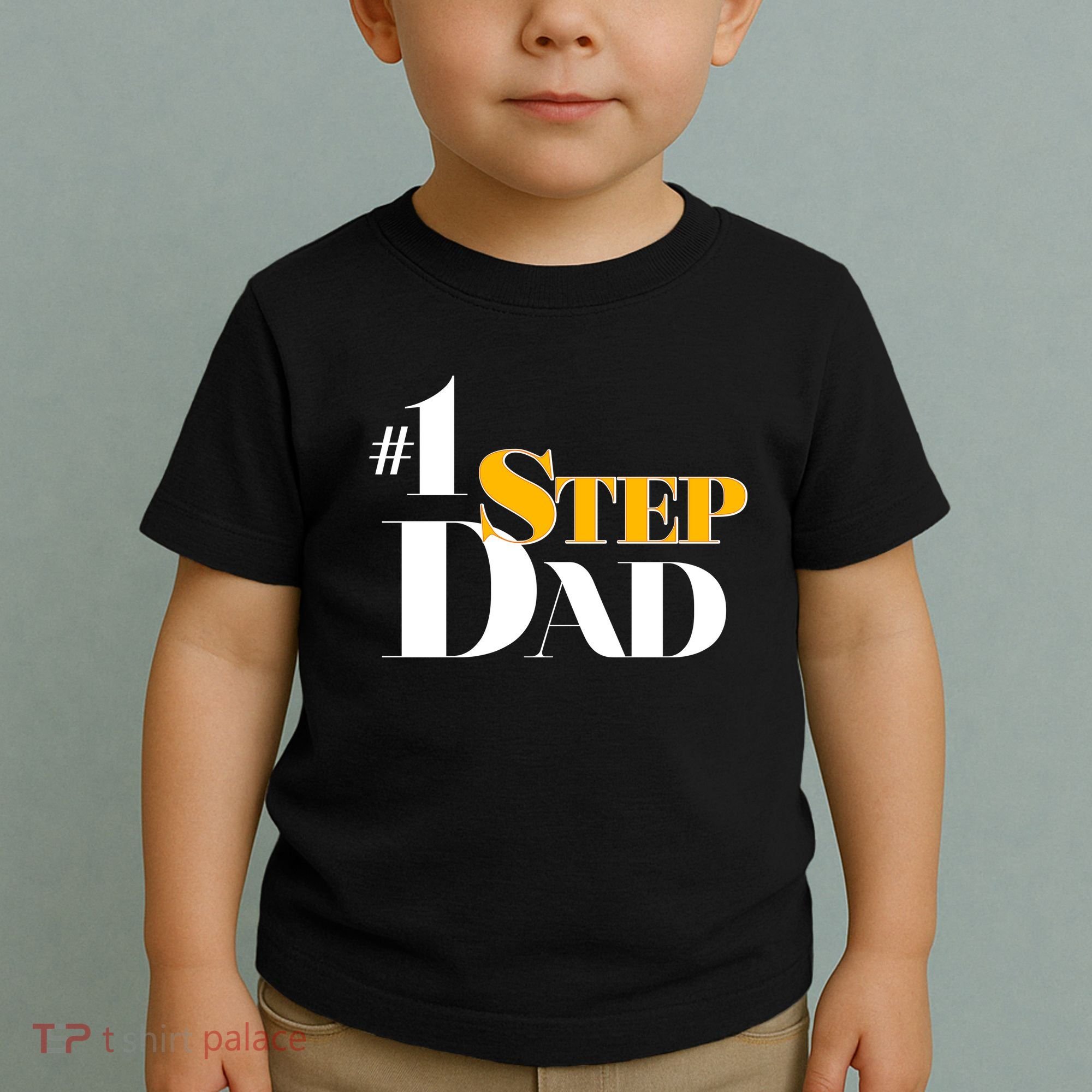 No 1 Step Dad Father's Day Toddler T-Shirt