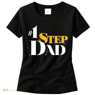 No 1 Step Dad Father's Day Women's T-Shirt