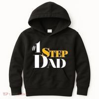 No 1 Step Dad Father's Day Kids Hoodie thumb 0