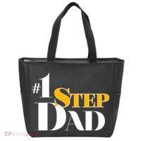 No 1 Step Dad Father's Day Tote Bag thumb 0