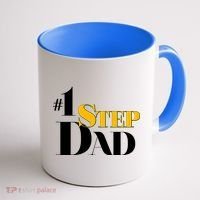 No 1 Step Dad Father's Day Coffee Mug thumb 1