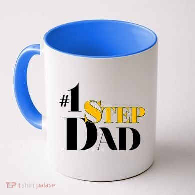 No 1 Step Dad Father's Day Coffee Mug