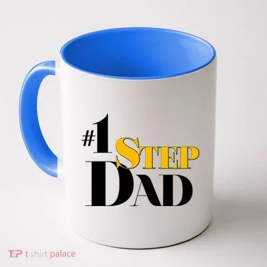 No 1 Step Dad Father's Day Coffee Mug