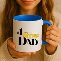 No 1 Step Dad Father's Day Coffee Mug thumb 3