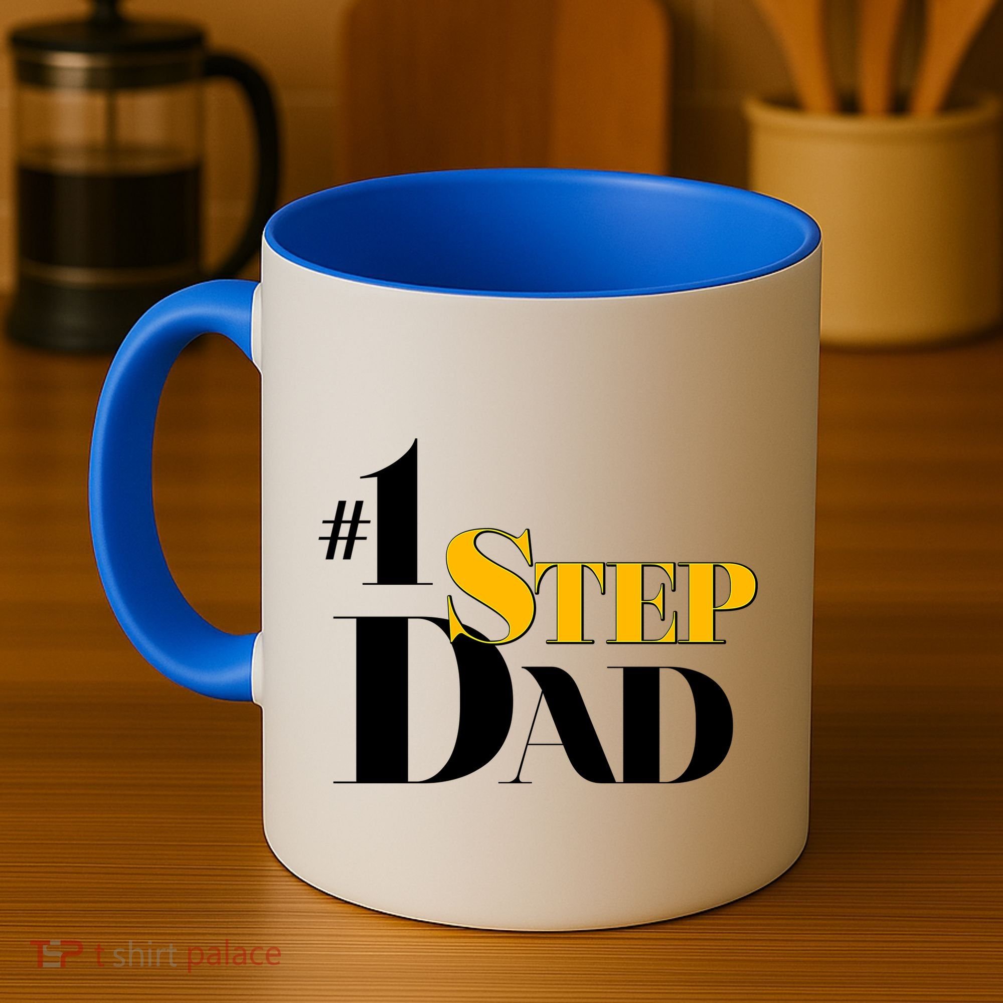 No 1 Step Dad Father's Day Coffee Mug