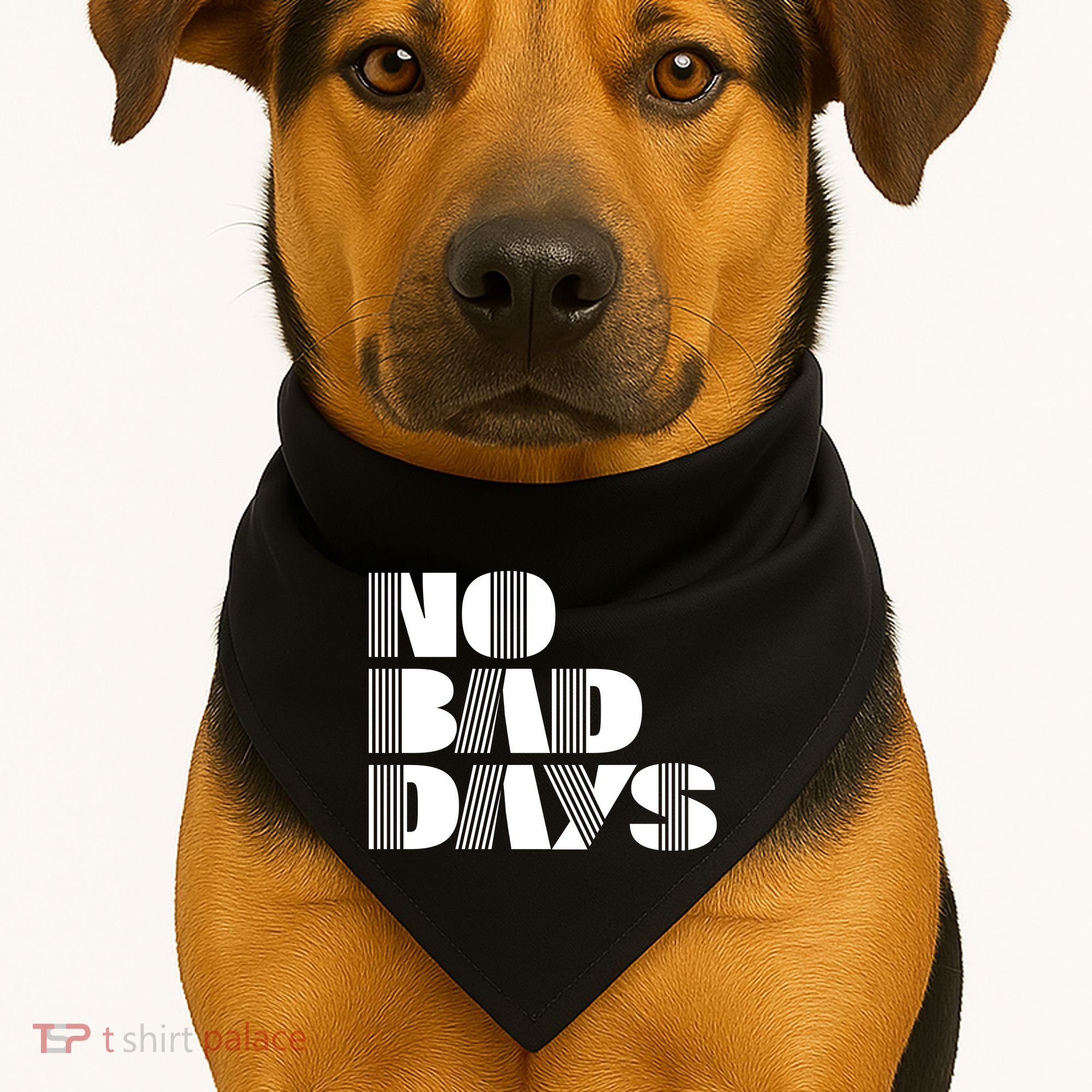 No Bad Days Funny Meme USA-Made Doggie Bandana