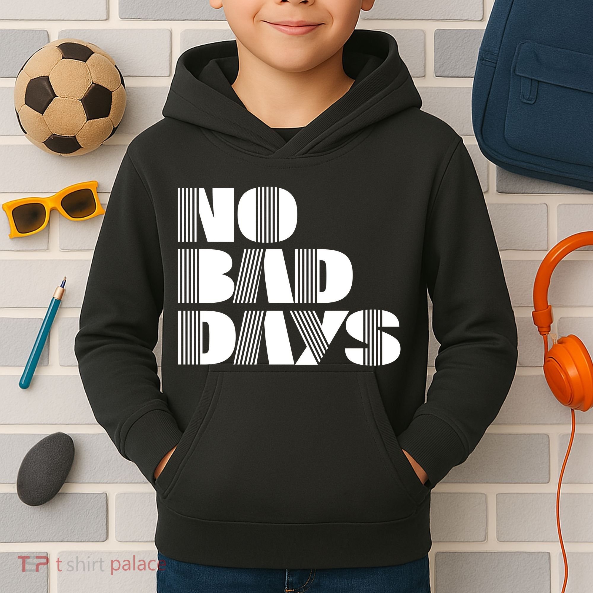 No Bad Days Funny Meme Kids Hoodie