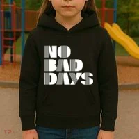 No Bad Days Funny Meme Kids Hoodie thumb 3
