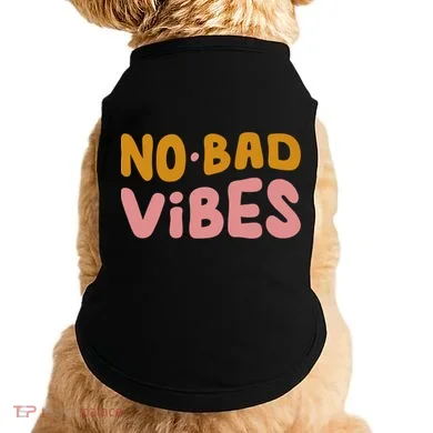 No Bad Vibes Doggie Tank