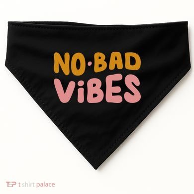 No Bad Vibes USA-Made Doggie Bandana