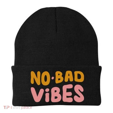 No Bad Vibes Beanie