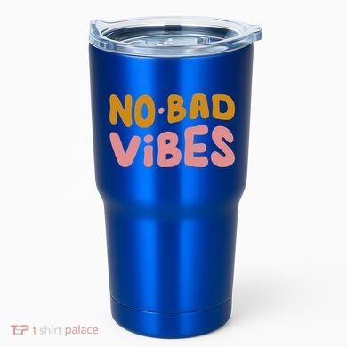 No Bad Vibes Tumbler