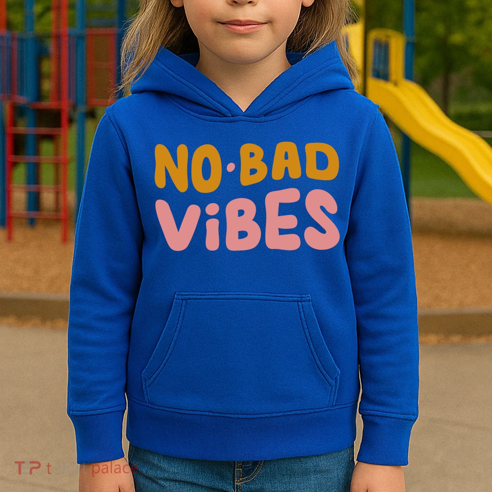 No Bad Vibes Kids Hoodie