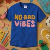 No Bad Vibes Kids T-Shirt thumb 3