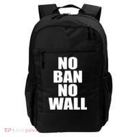 No Ban No Wall Anti Trump Resist Backpack thumb 0