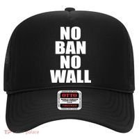 No Ban No Wall Anti Trump Resist Hat thumb 0
