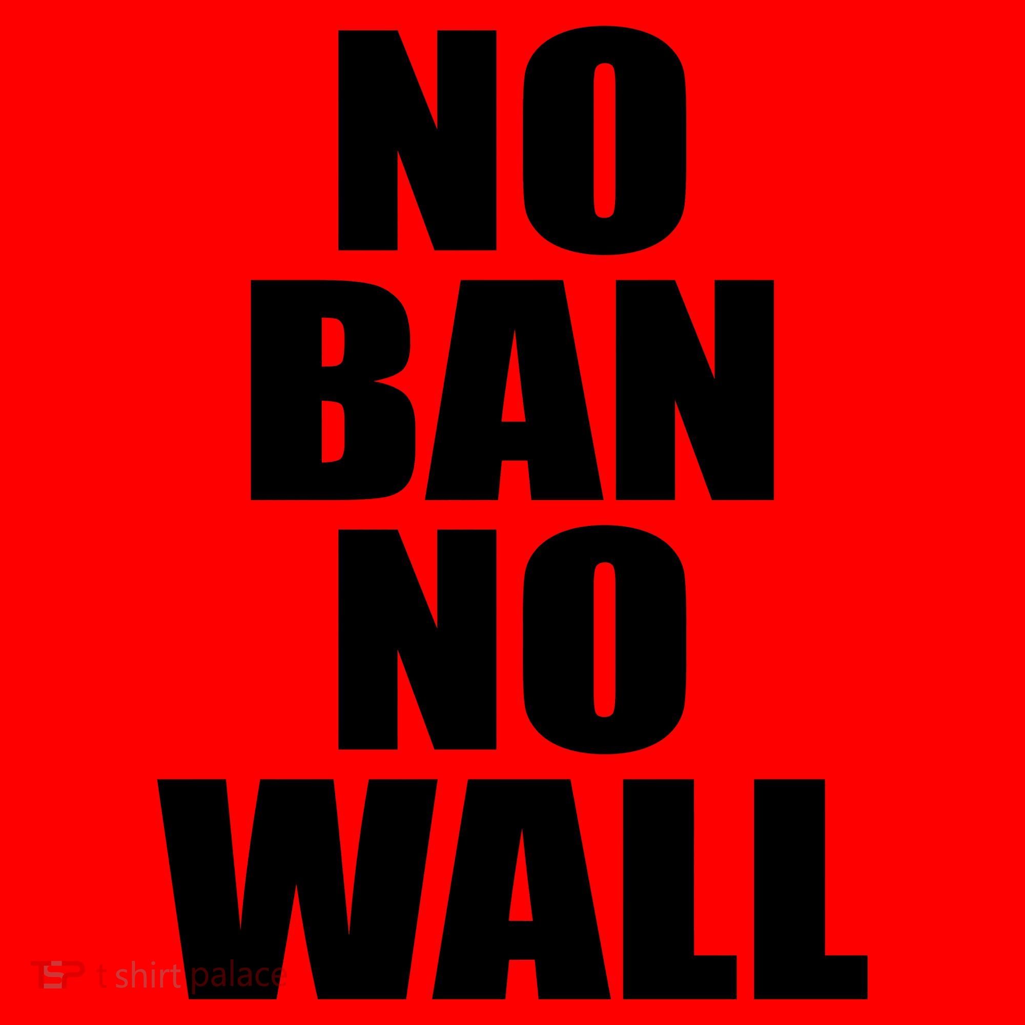 No Ban No Wall Anti Trump Resist Santa Hat