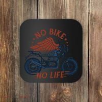 No Bike No Life Motrocycle Coaster thumb 0