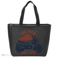 No Bike No Life Motrocycle Tote Bag thumb 0