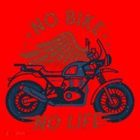 No Bike No Life Motrocycle Santa Hat thumb 1