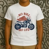 No Bike No Life Motrocycle T-Shirt thumb 3
