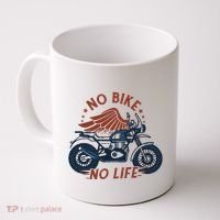 No Bike No Life Motrocycle Coffee Mug thumb 0
