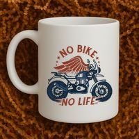 No Bike No Life Motrocycle Coffee Mug thumb 2