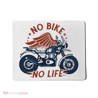 No Bike No Life Motrocycle Mousepad
