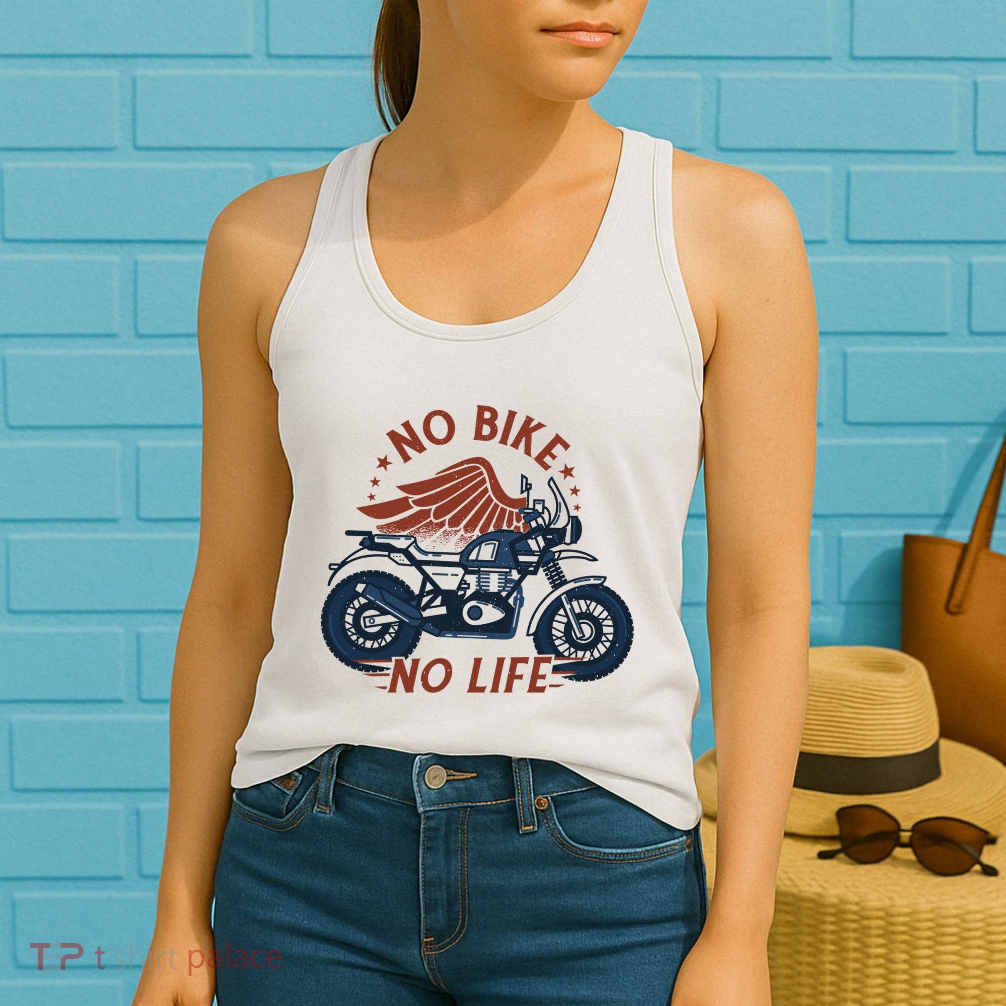 No Bike No Life Motrocycle Women's Tank Top