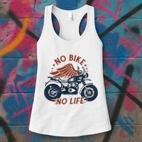 No Bike No Life Motrocycle Women's Tank Top thumb 3