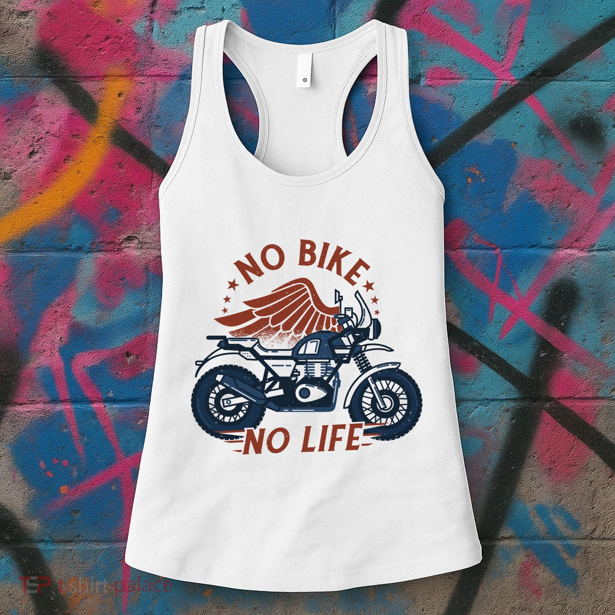 No Bike No Life Motrocycle Women's Tank Top