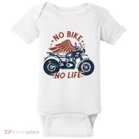 No Bike No Life Motrocycle Baby Bodysuit thumb 0