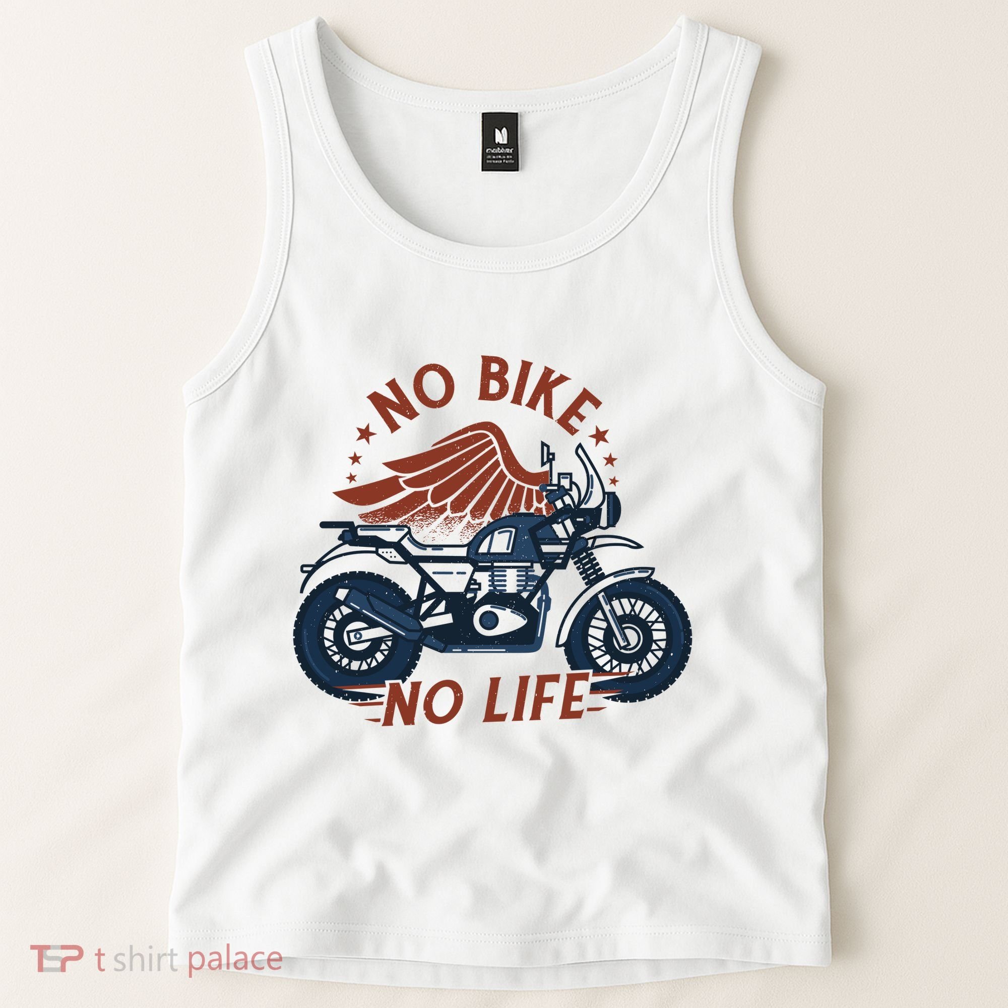 No Bike No Life Motrocycle Tank Top