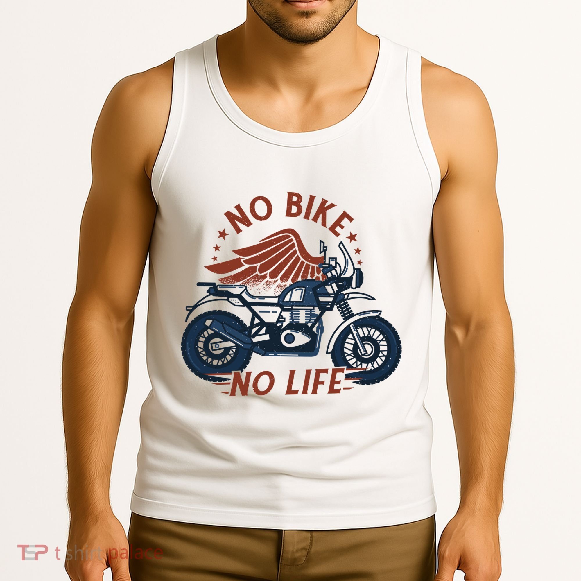 No Bike No Life Motrocycle Tank Top
