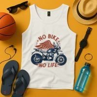 No Bike No Life Motrocycle Tank Top thumb 4