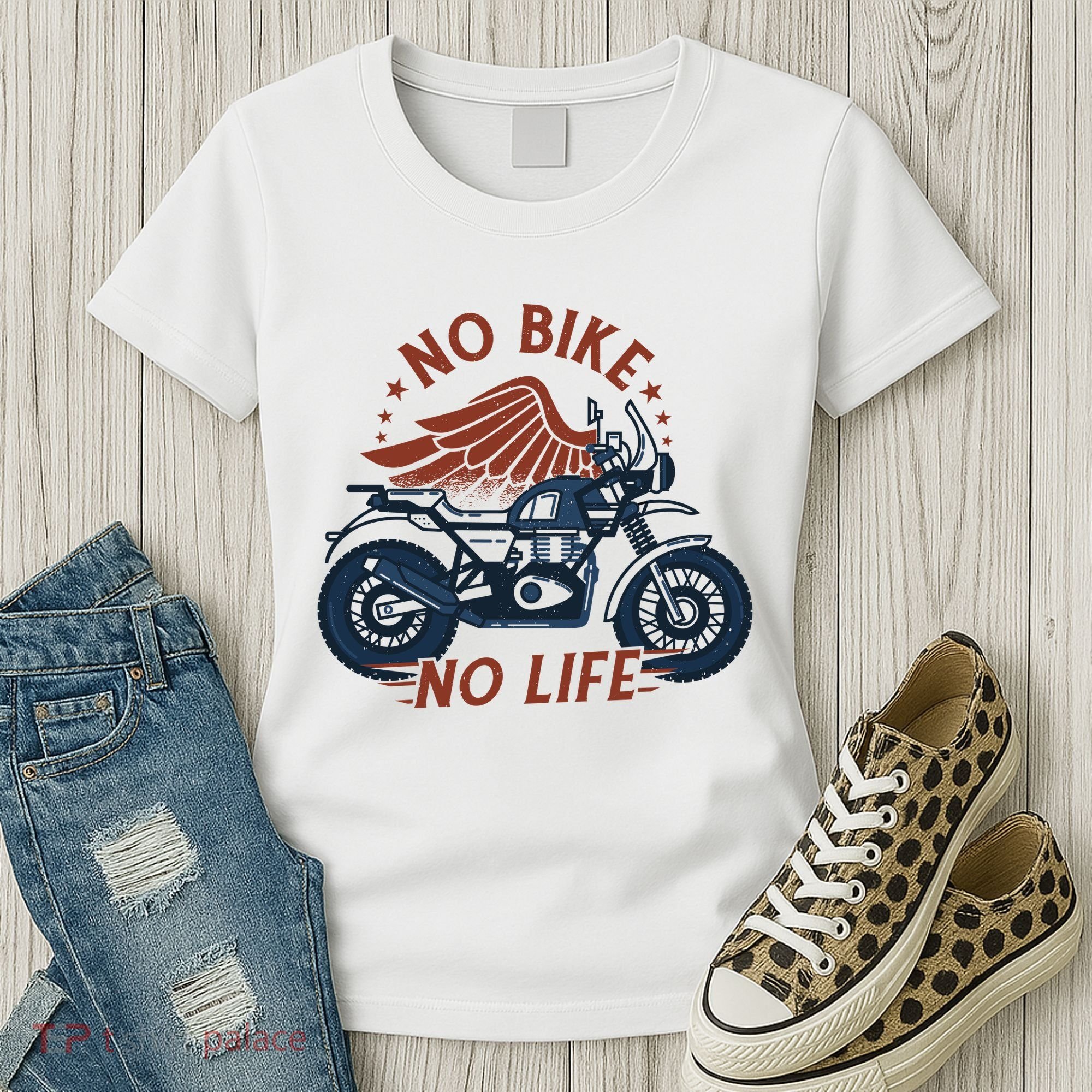 No Bike No Life Motrocycle Women's T-Shirt