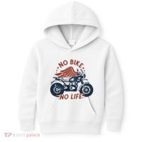 No Bike No Life Motrocycle Kids Hoodie thumb 0