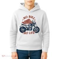 No Bike No Life Motrocycle Kids Hoodie thumb 4