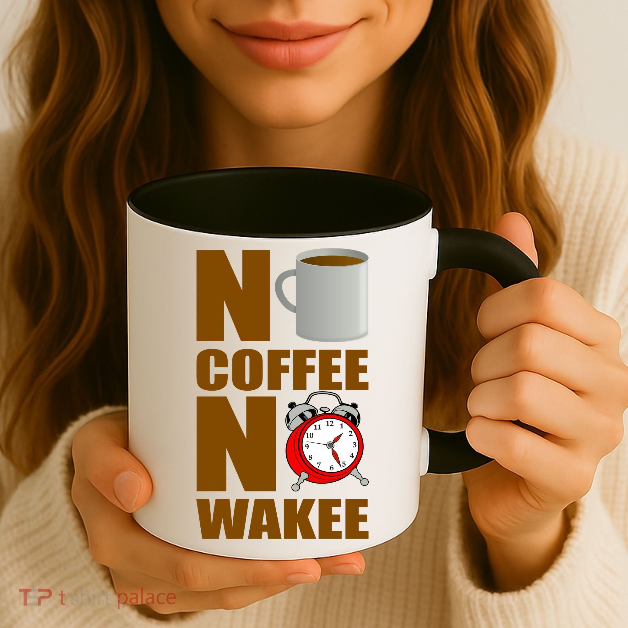 No Coffee No Wakee Coffee Mug