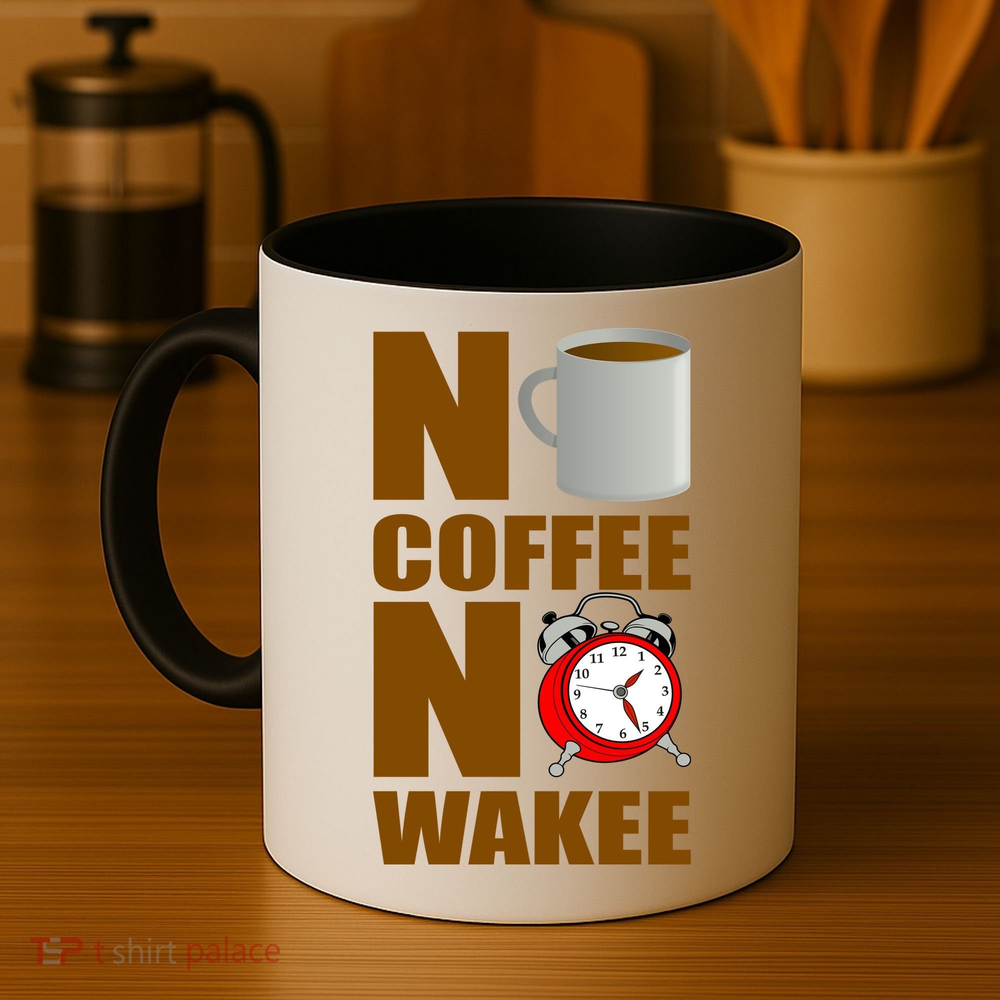No Coffee No Wakee Coffee Mug