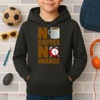 No Coffee No Wakee Kids Hoodie thumb 2