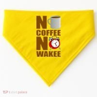 No Coffee No Wakee USA-Made Doggie Bandana thumb 0