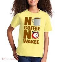 No Coffee No Wakee Kids T-Shirt thumb 2