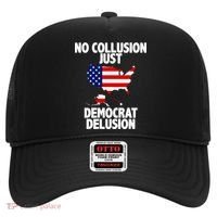 No Collusion Just Democrat delusion Hat thumb 0