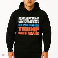 No Collusion Trump Wins Again Hoodie thumb 2