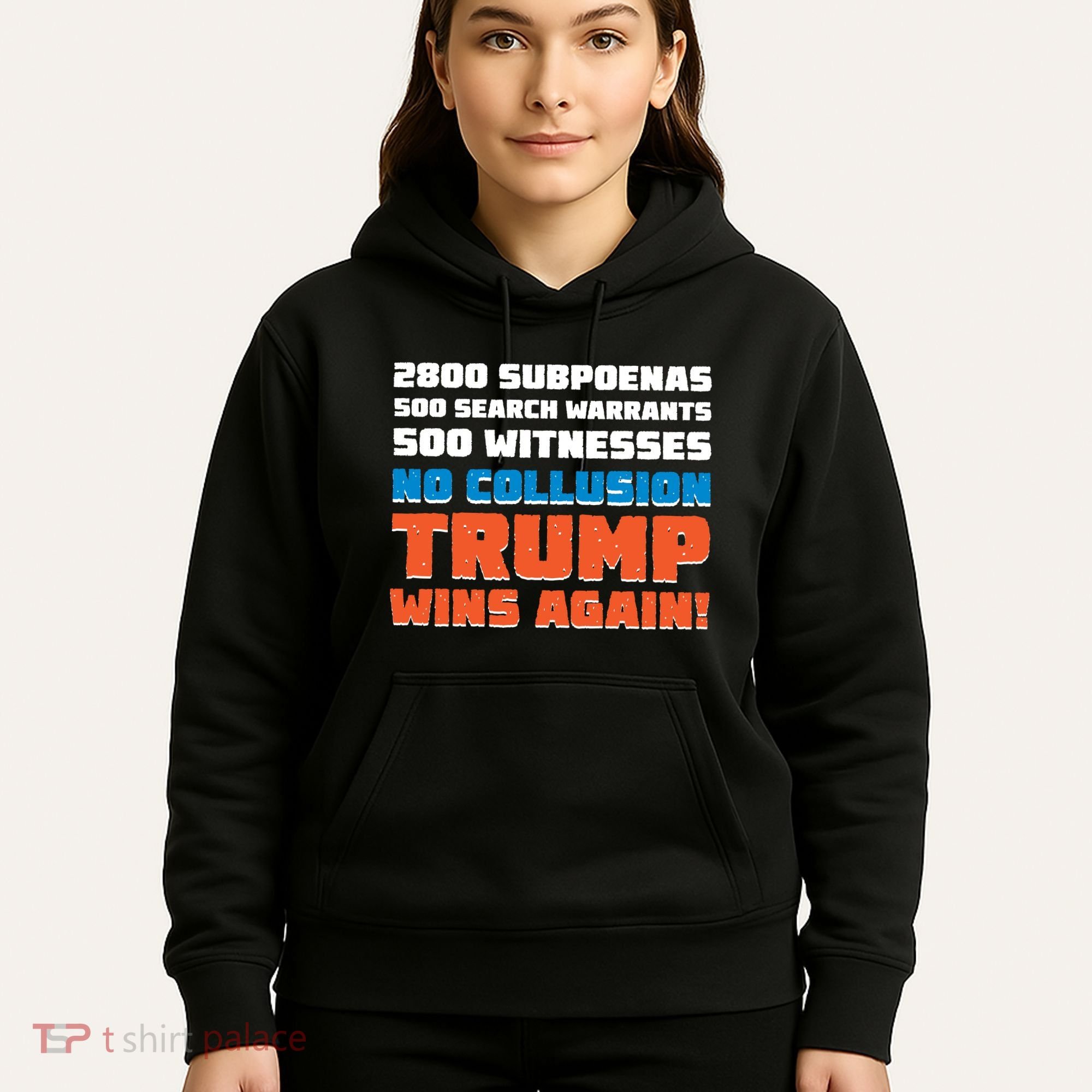 No Collusion Trump Wins Again Hoodie