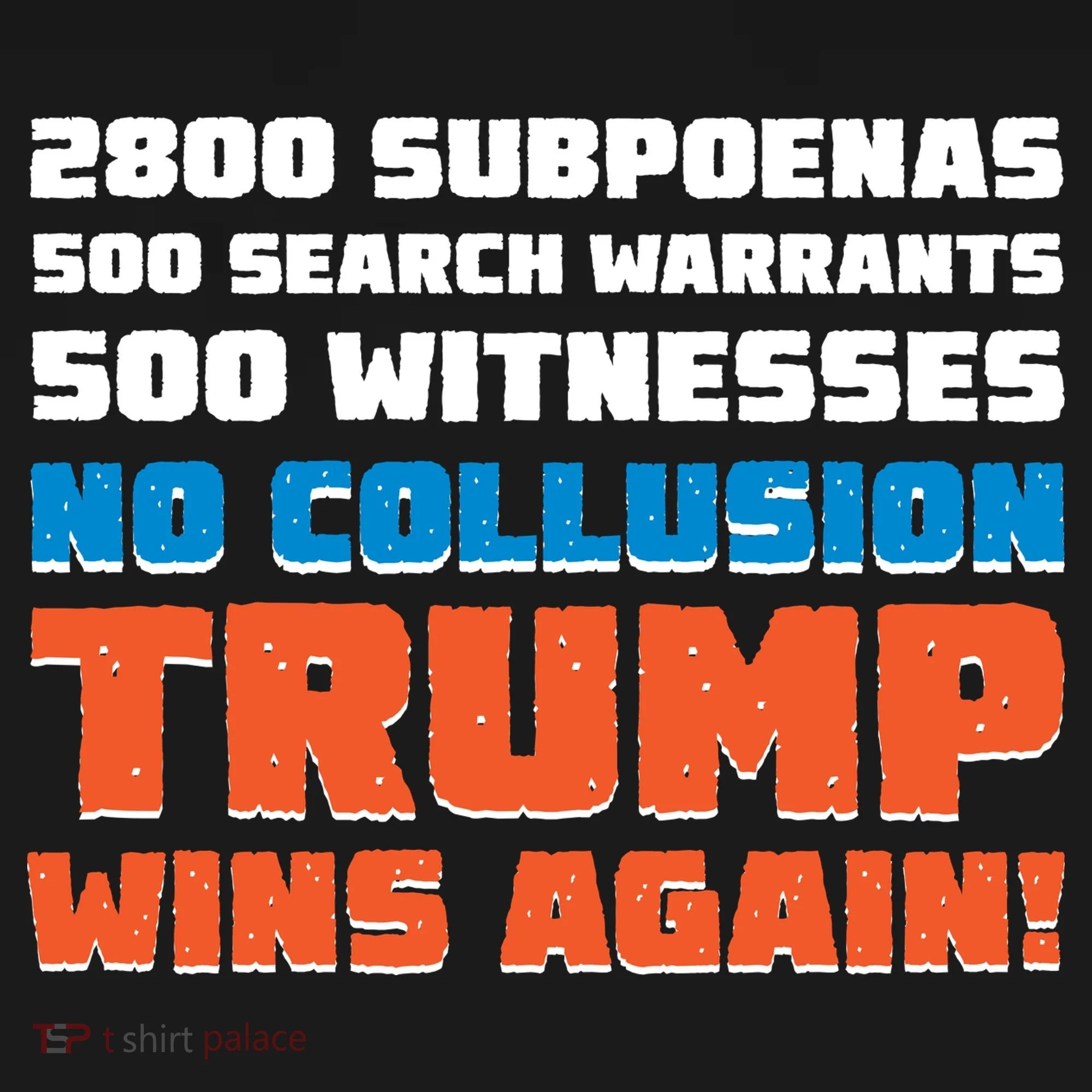 No Collusion Trump Wins Again Hoodie