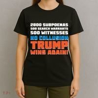 No Collusion Trump Wins Again T-Shirt thumb 4