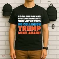 No Collusion Trump Wins Again T-Shirt thumb 6