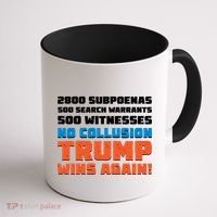 No Collusion Trump Wins Again Coffee Mug thumb 1